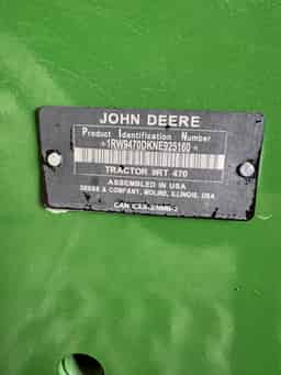 2022 John Deere 9RT 470 Image