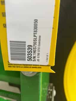 2024 John Deere S790 Image
