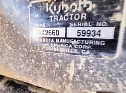 2011 Kubota BX2660 Image