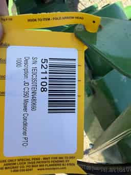 2022 John Deere C350 Image