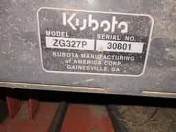 2009 Kubota ZG327 Image