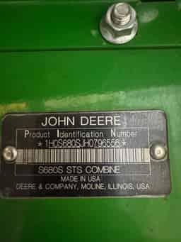 2017 John Deere S680 Image