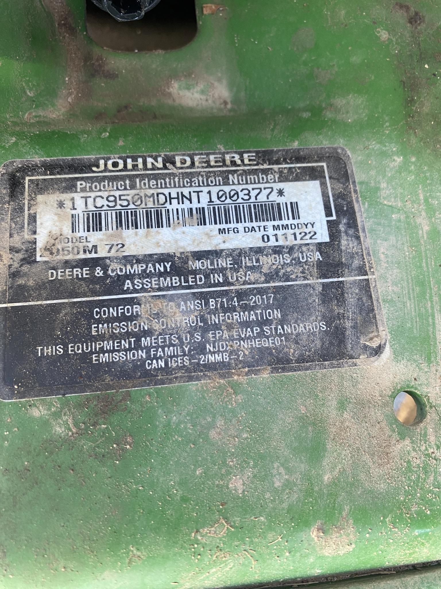 2022 John Deere Z950M Image
