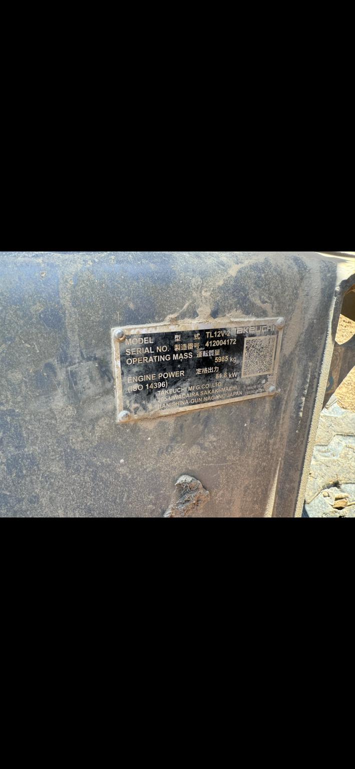 2022 Takeuchi TL12V2 Image