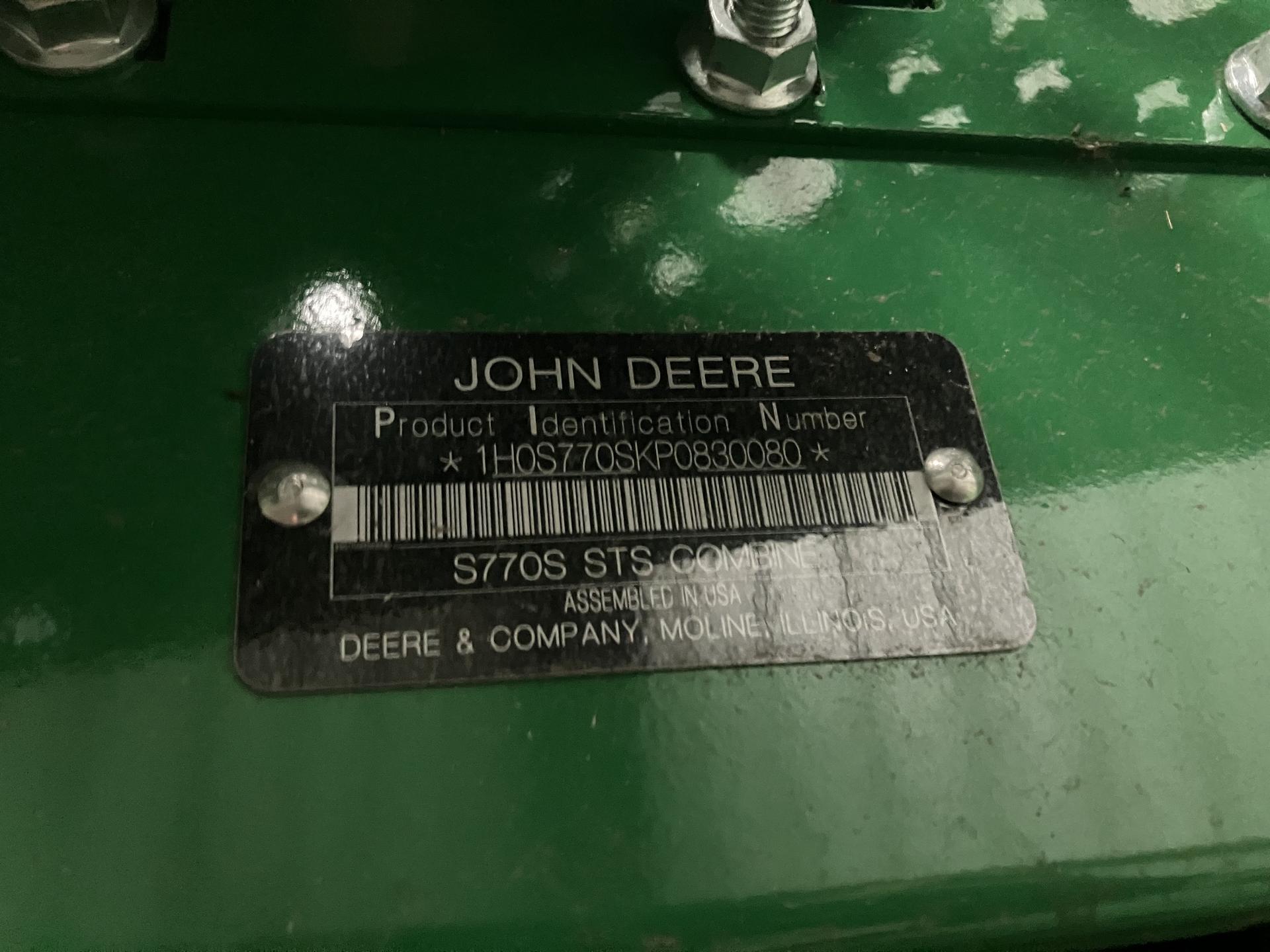 2024 John Deere S770 Image