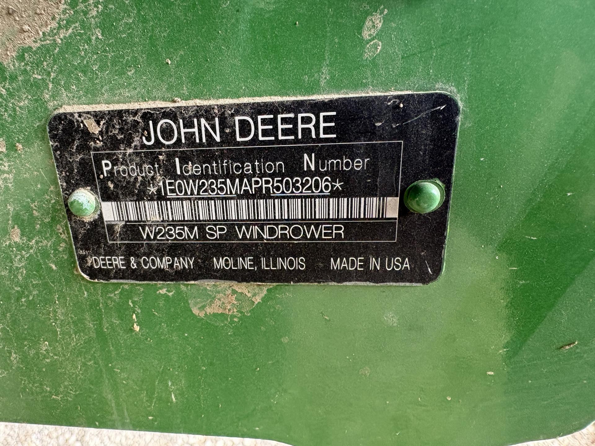 2023 John Deere W235M Image