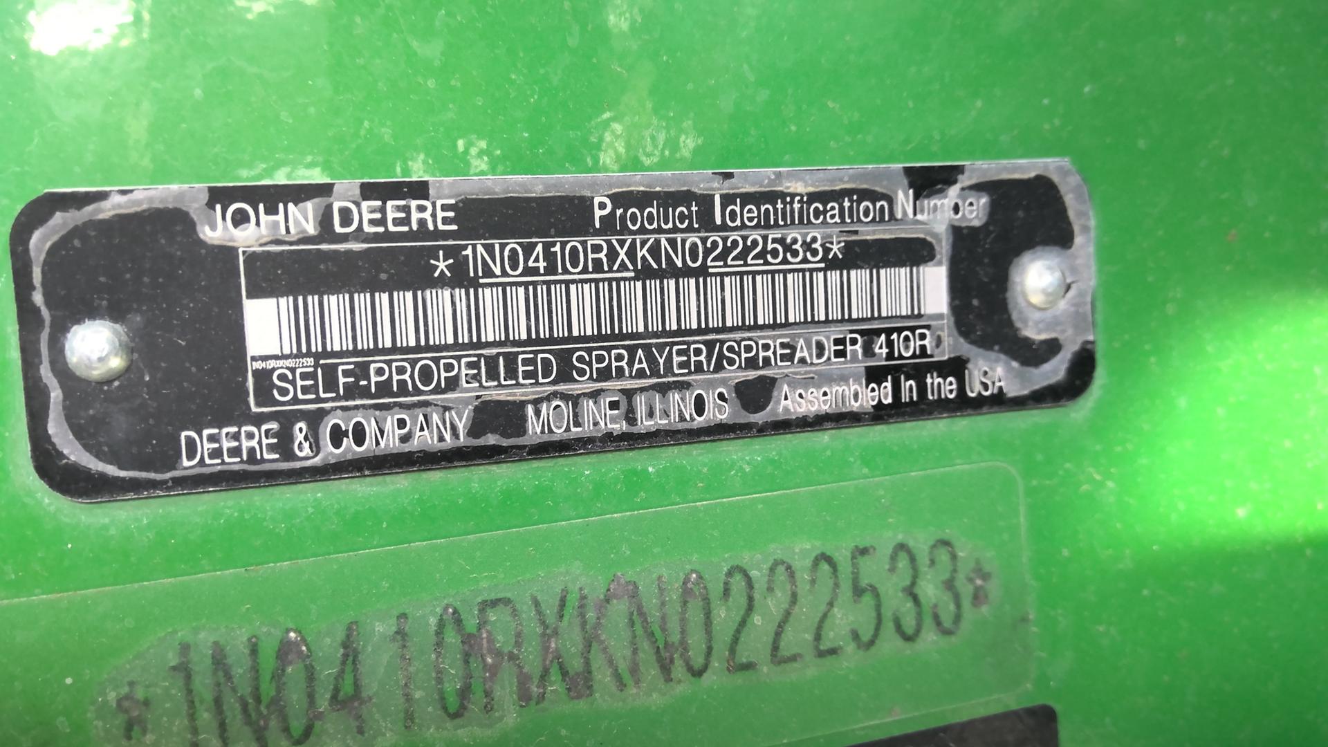 2020 John Deere R4038 Image
