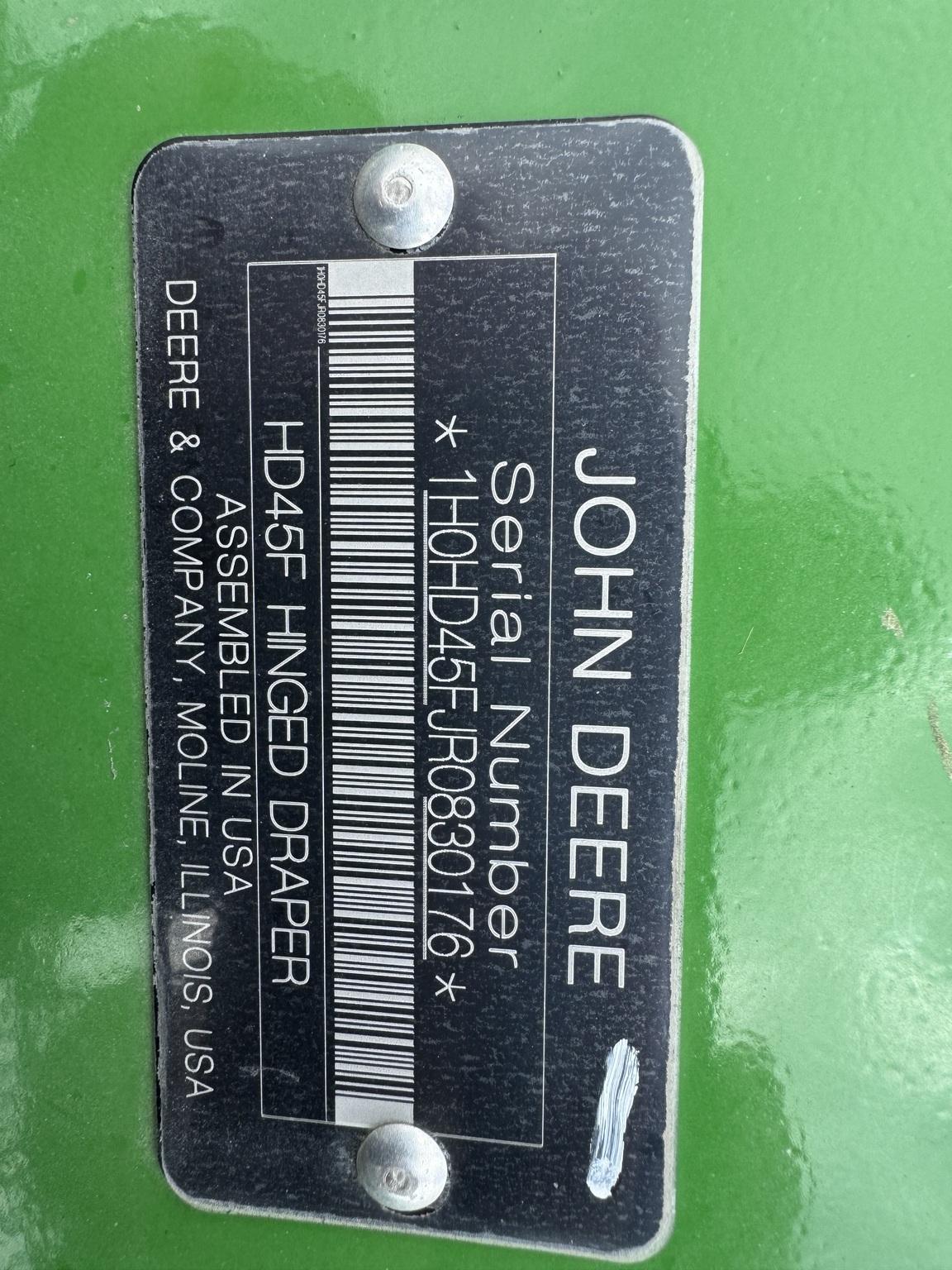 2024 John Deere HD45F Image