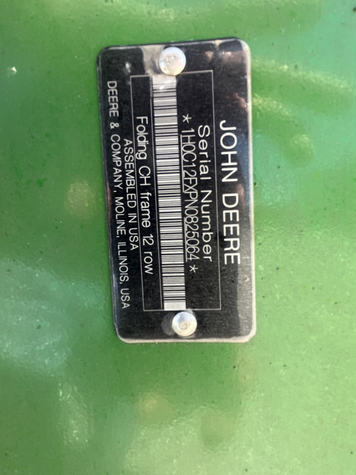 2023 John Deere C12F Image