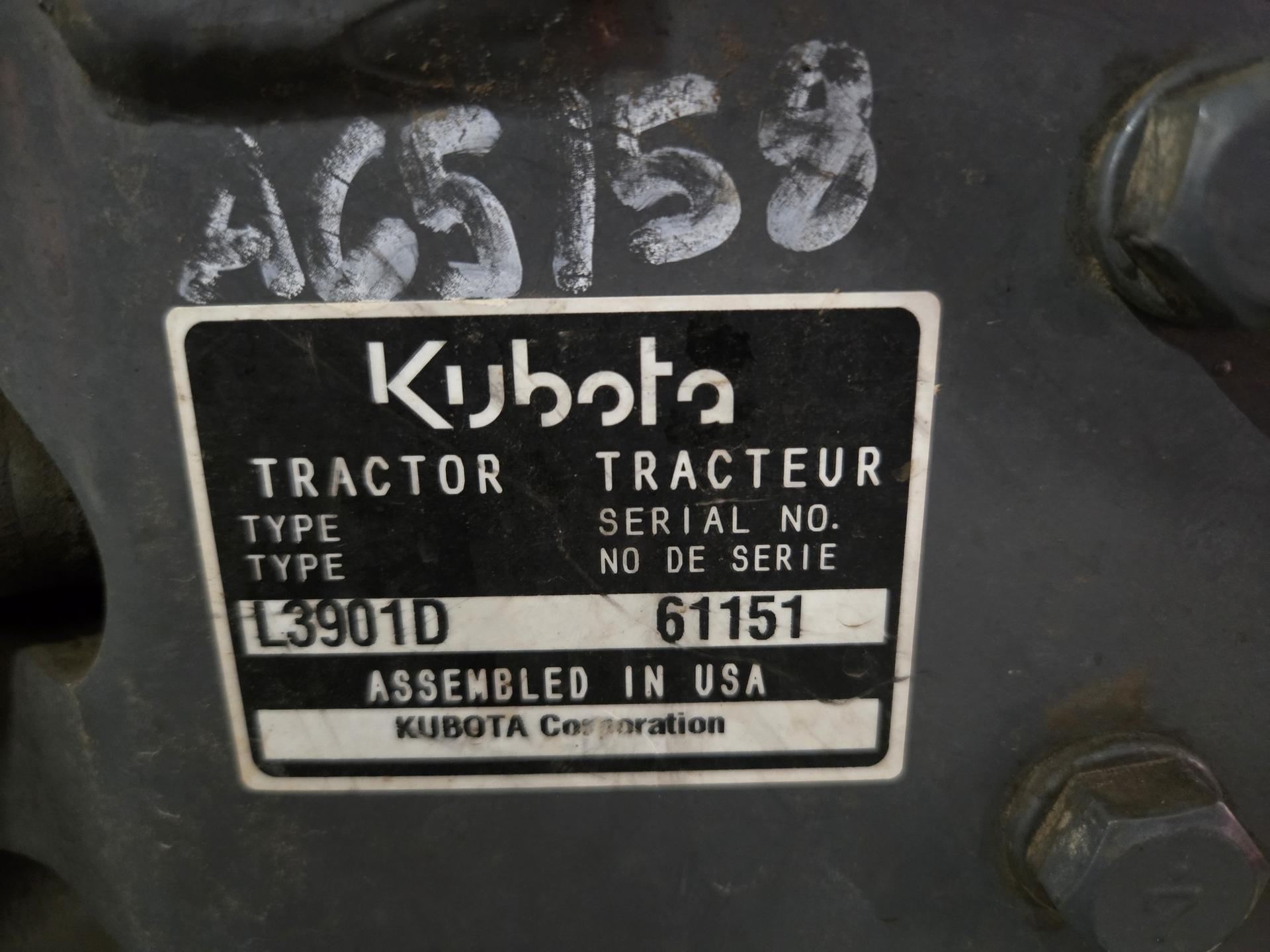 2016 Kubota L3901 Image