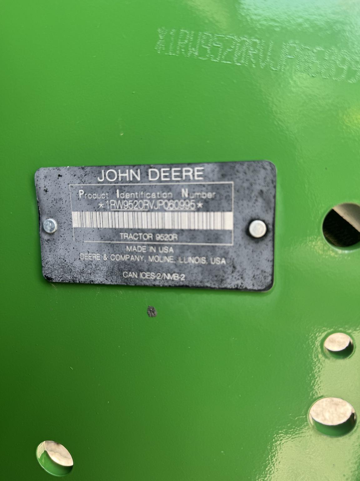 2018 John Deere 9520R Image