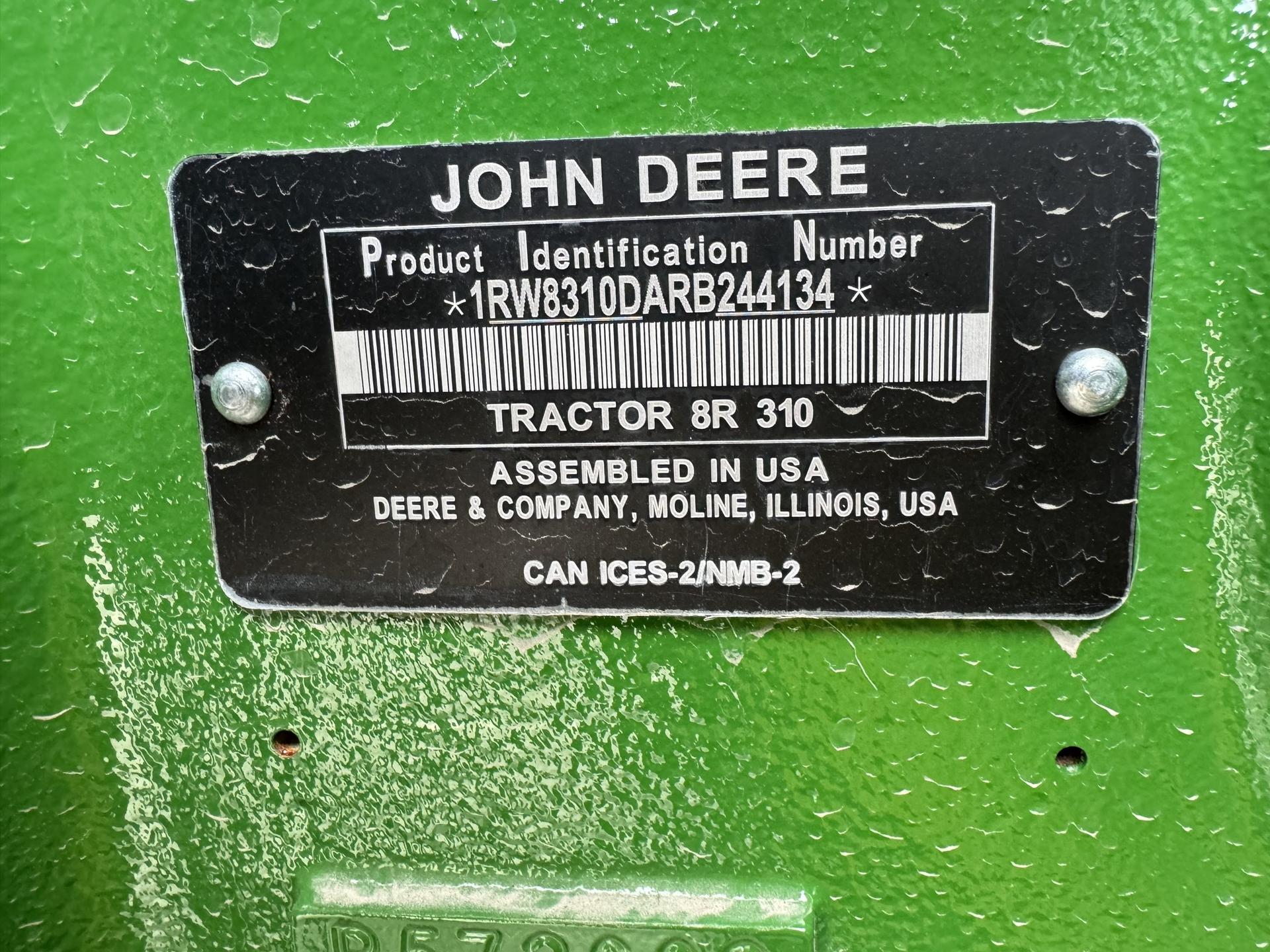 2024 John Deere 8R 310 Image