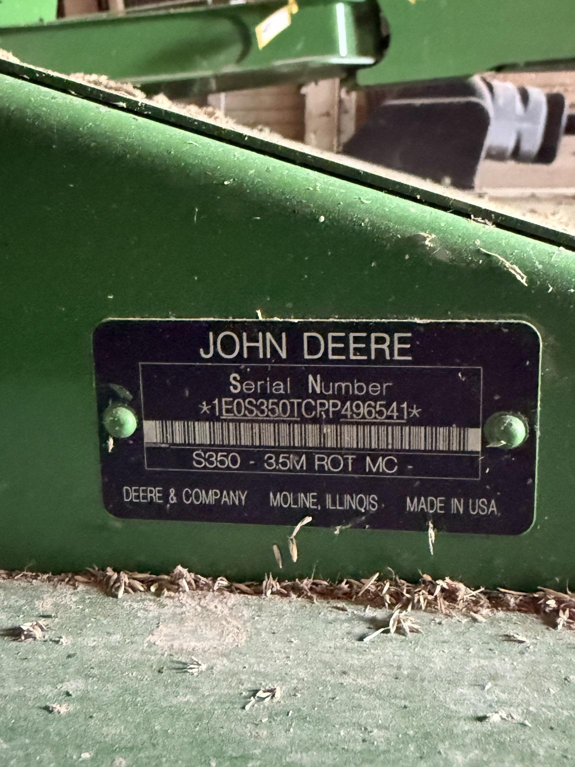2023 John Deere S350 Image