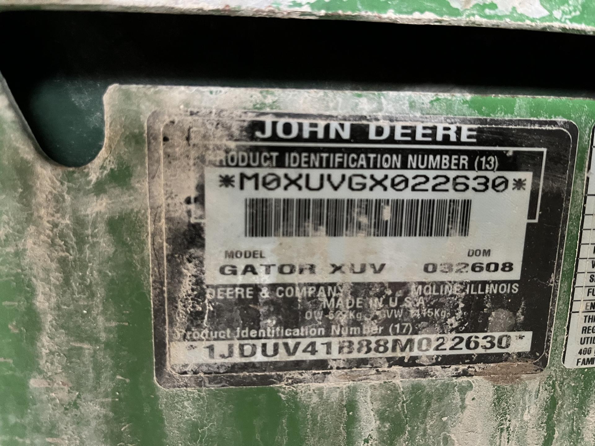 2008 John Deere XUV 620i Image