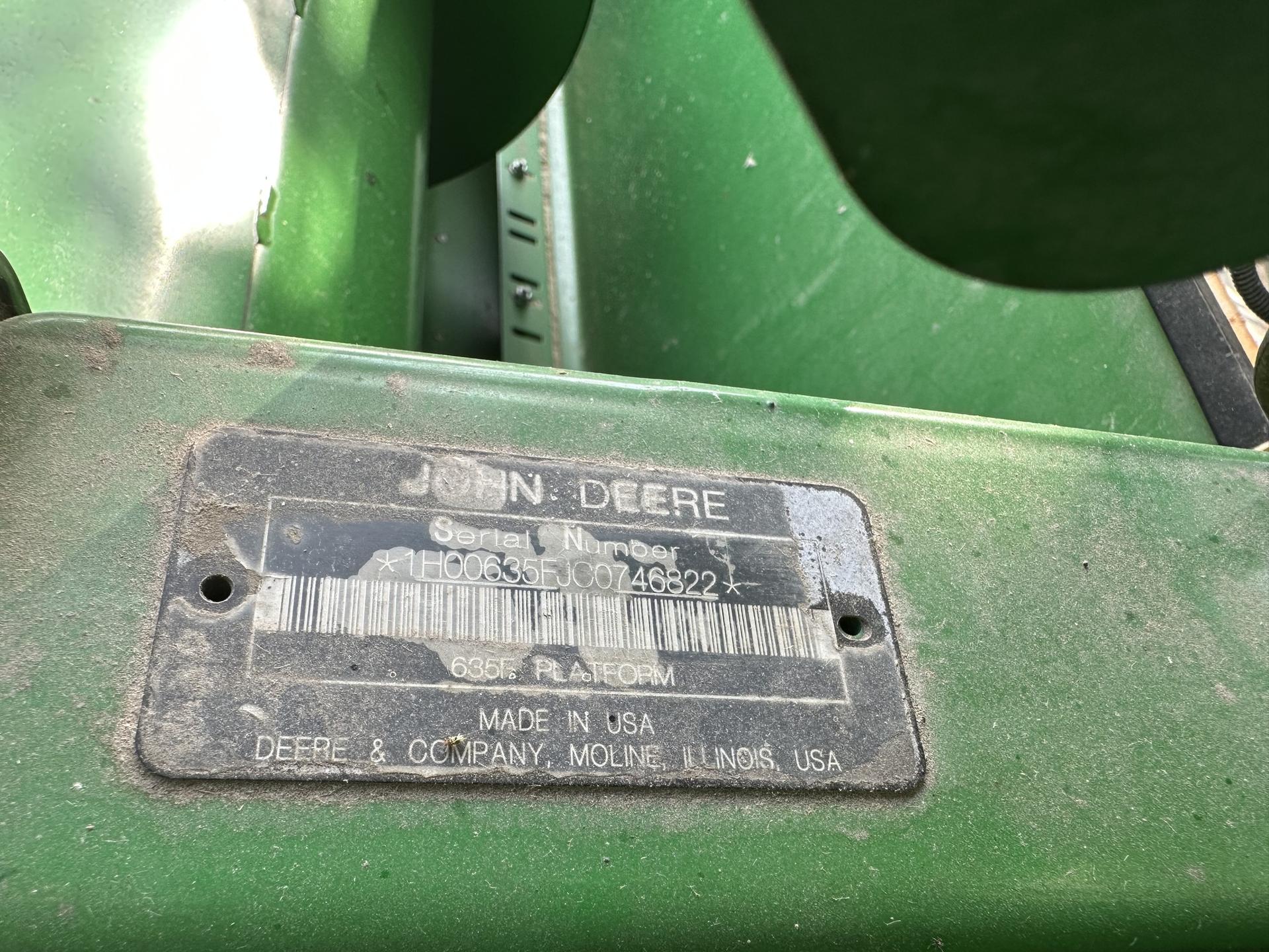 2012 John Deere 635F Image