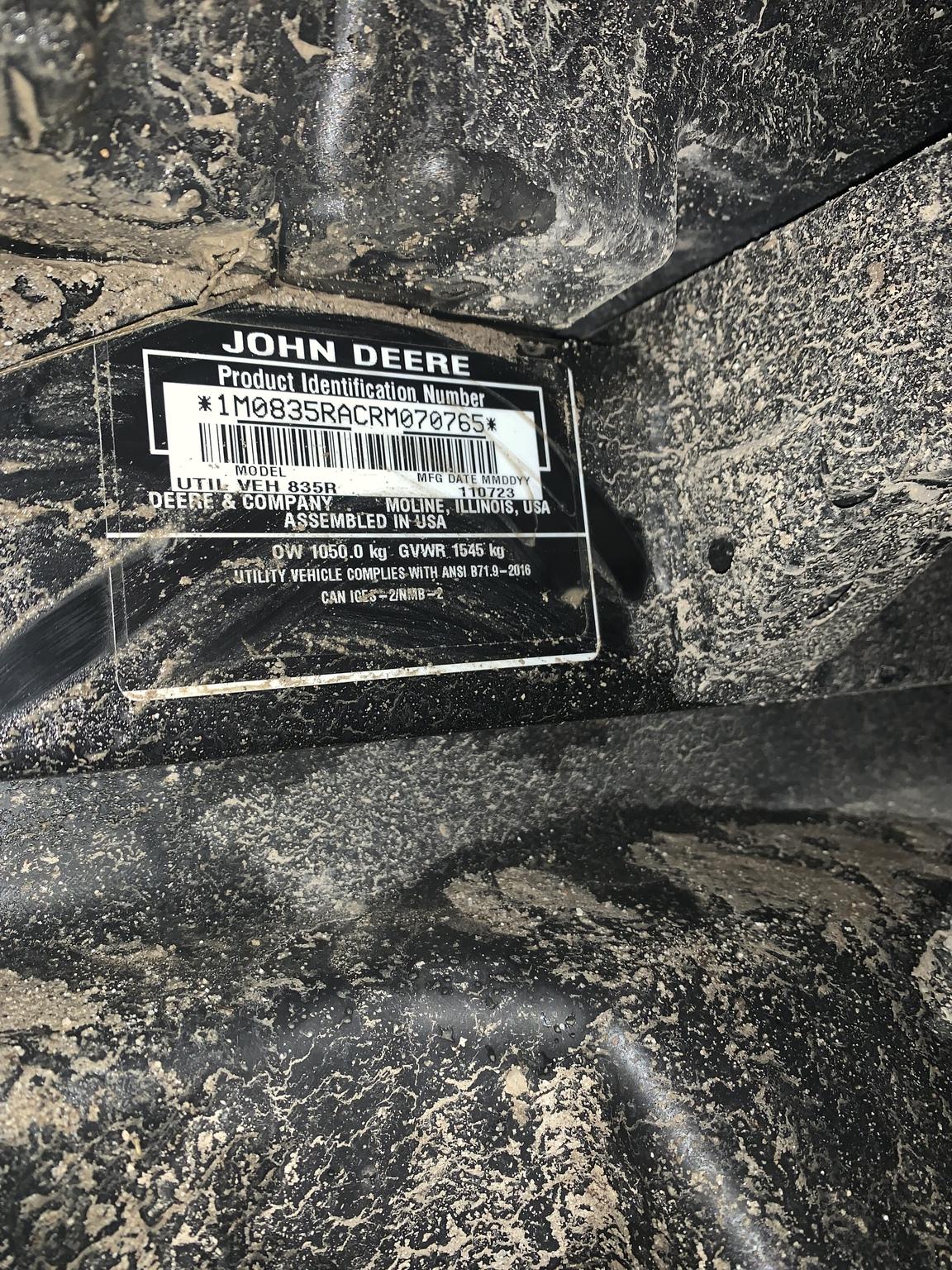 2024 John Deere XUV 835R Image