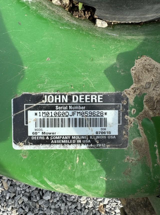 2015 John Deere 1025R Image