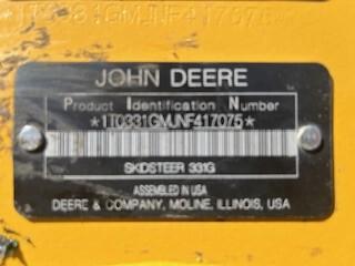 2022 John Deere 331G Image