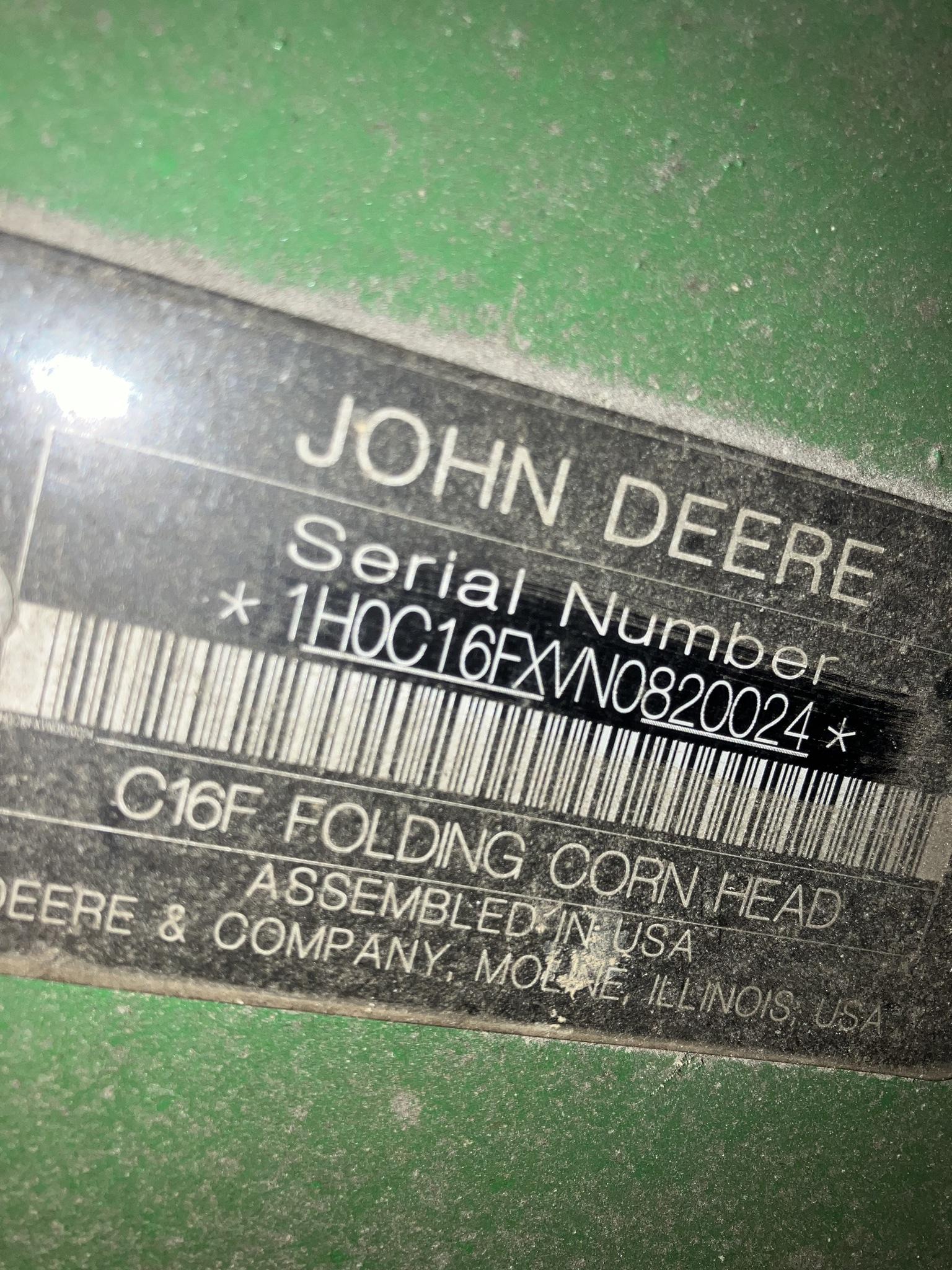 2022 John Deere C16F Image