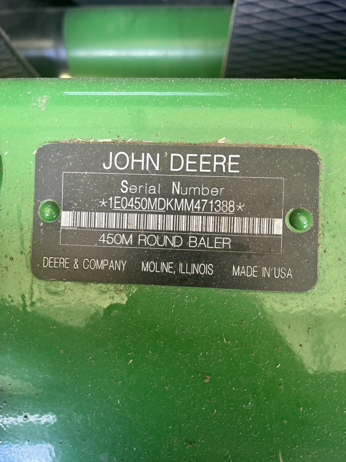 2021 John Deere 450M Image