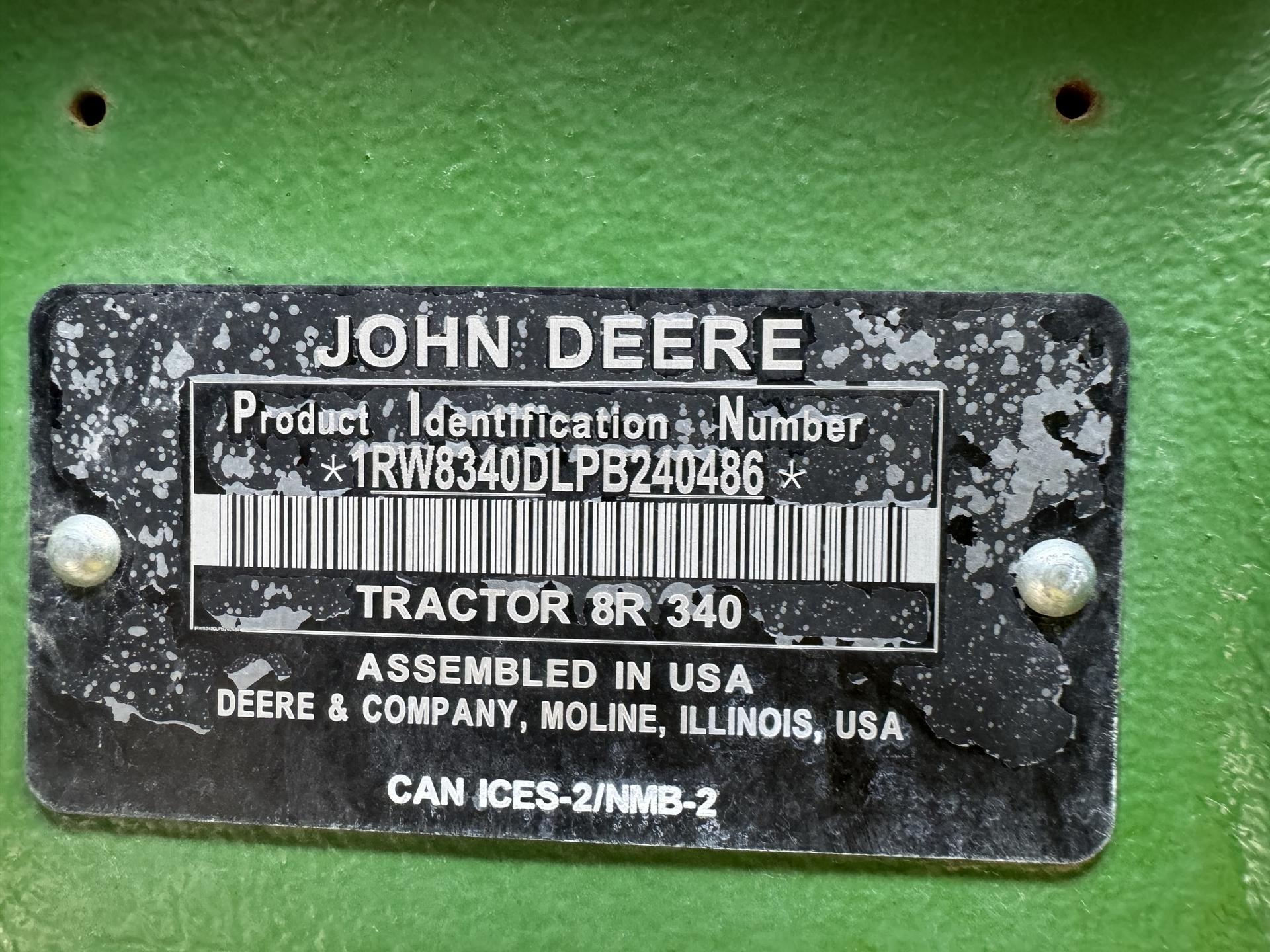 2024 John Deere 8R 340 Image