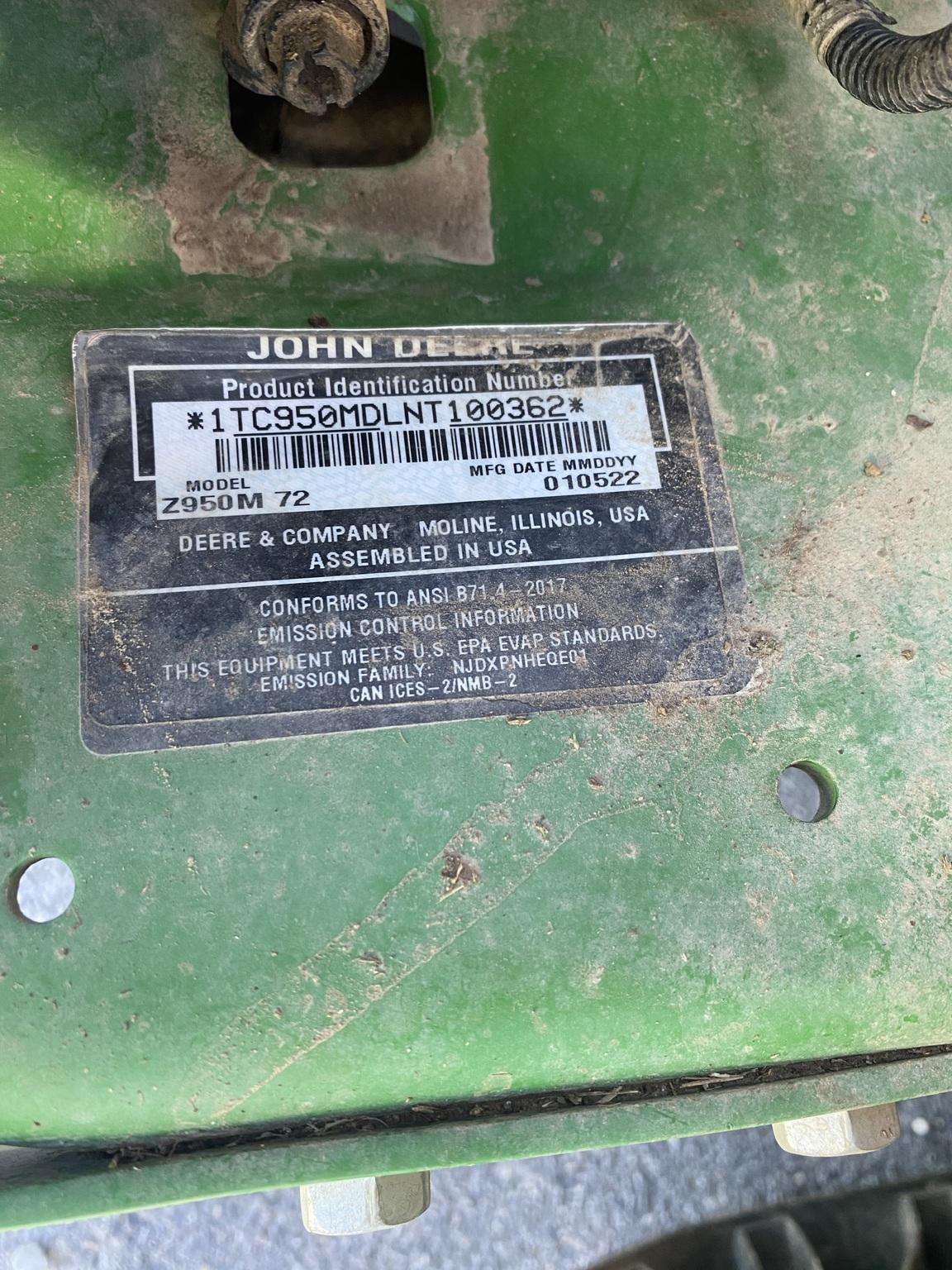 2022 John Deere Z950M Image