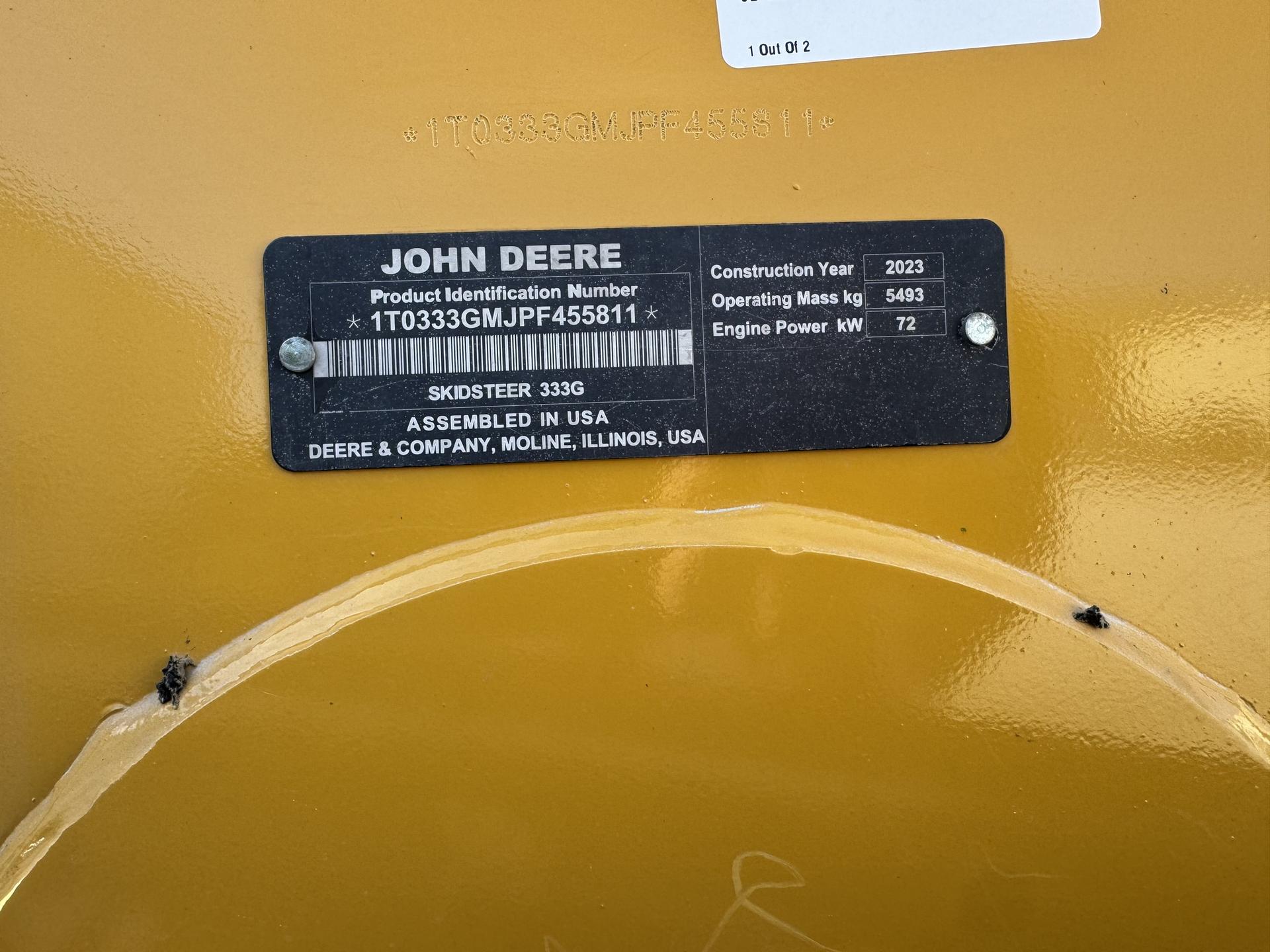 2023 John Deere 333G Image