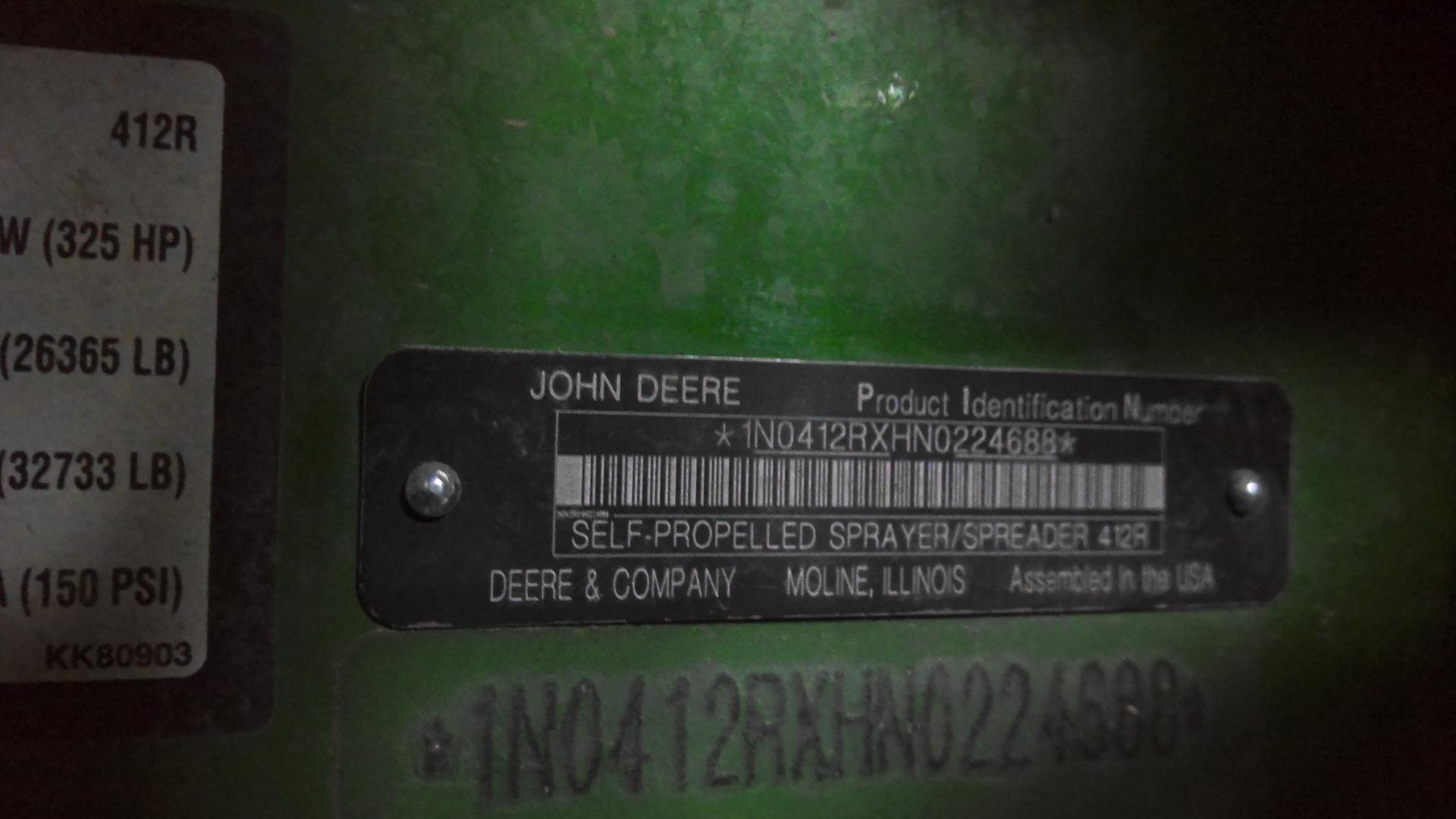 2022 John Deere 412R Image
