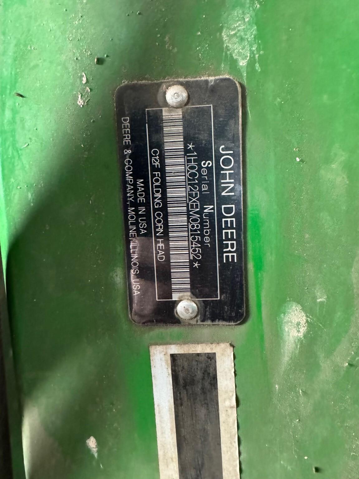 2021 John Deere C12F Image