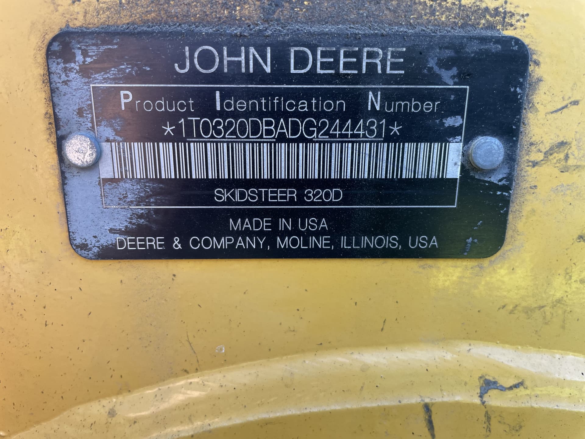 2013 John Deere 320D Image