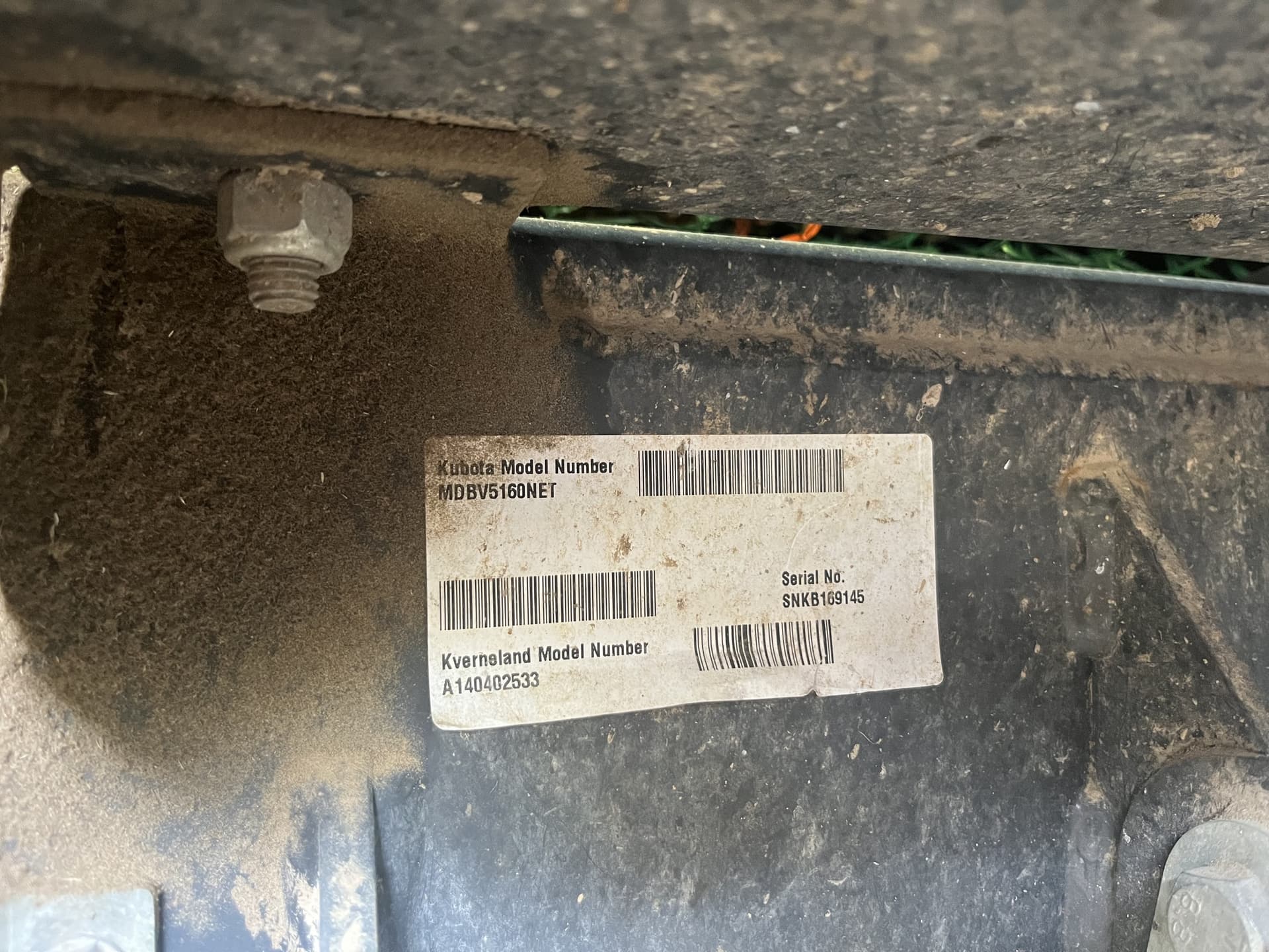 2019 Kubota BV5160 Image