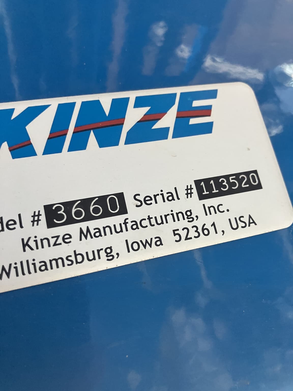 2020 Kinze 3660 Image