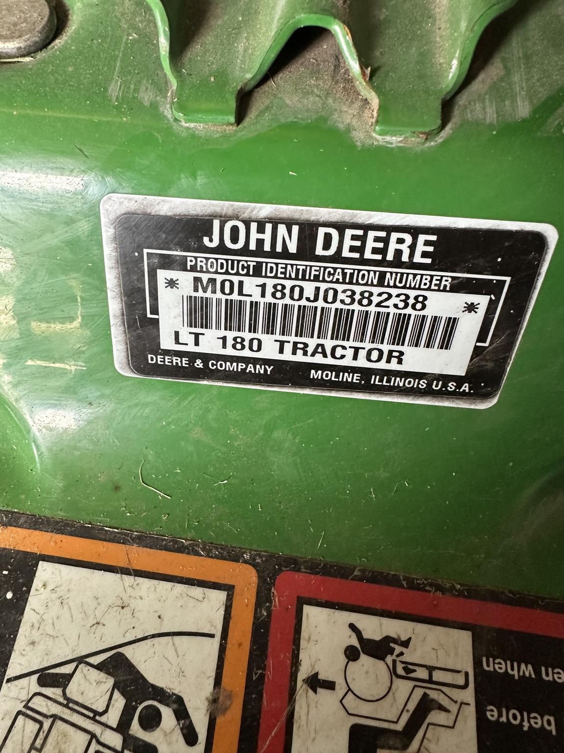 2003 John Deere LT180 Image