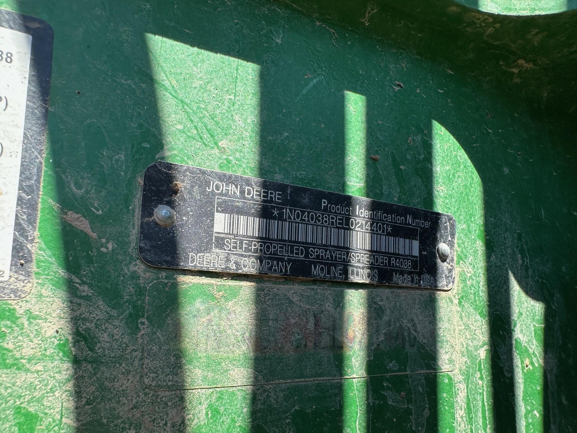2021 John Deere R4038 Image