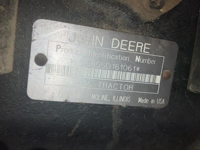 1993 John Deere 855 Image