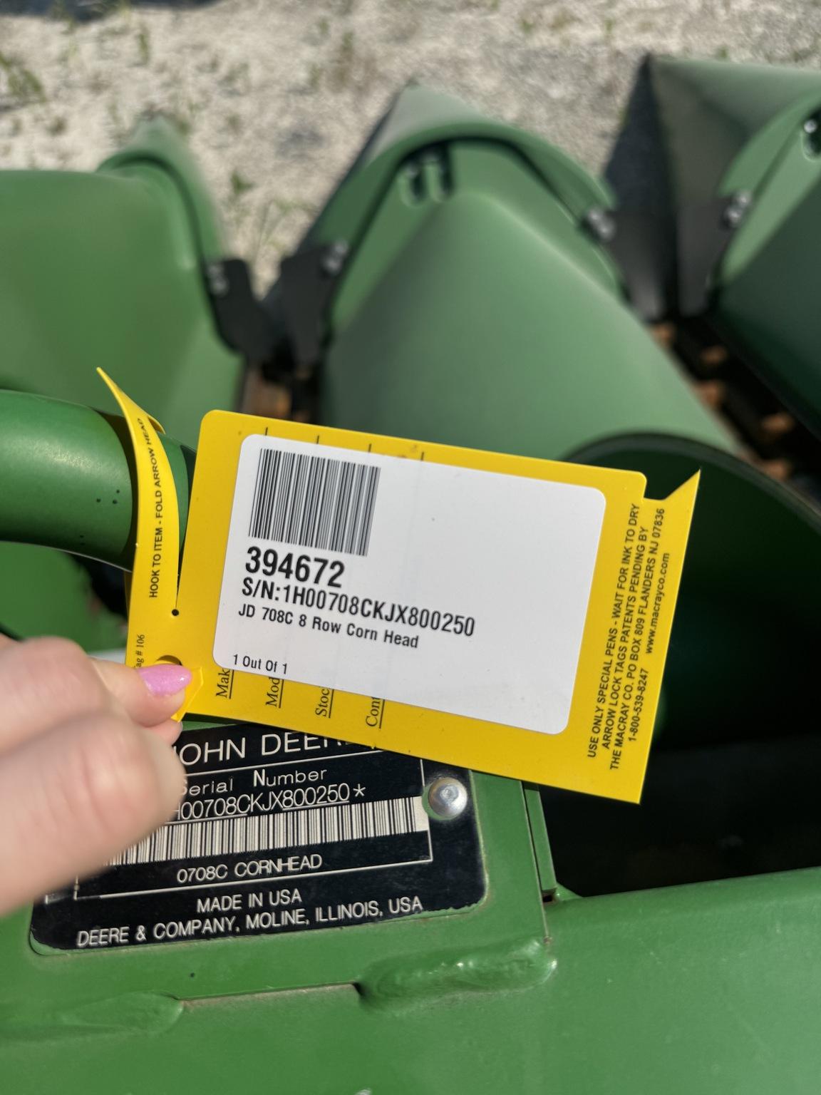2018 John Deere 708C Image