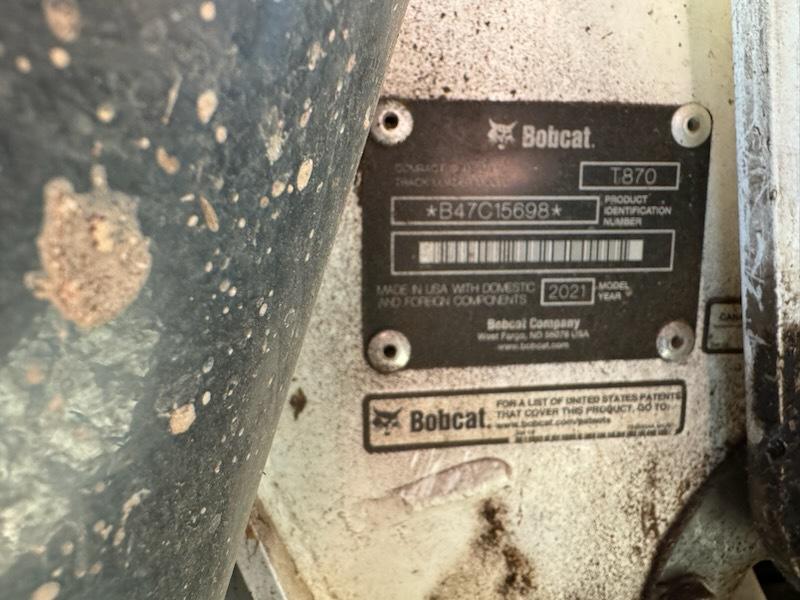2021 Bobcat T870 Image