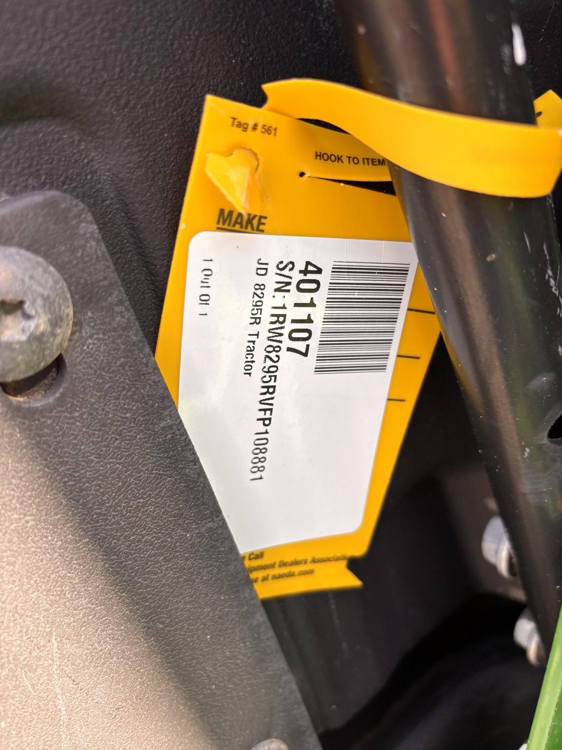 2016 John Deere 8295R Image