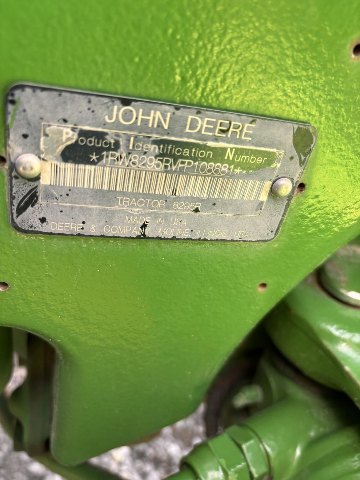 2016 John Deere 8295R Image