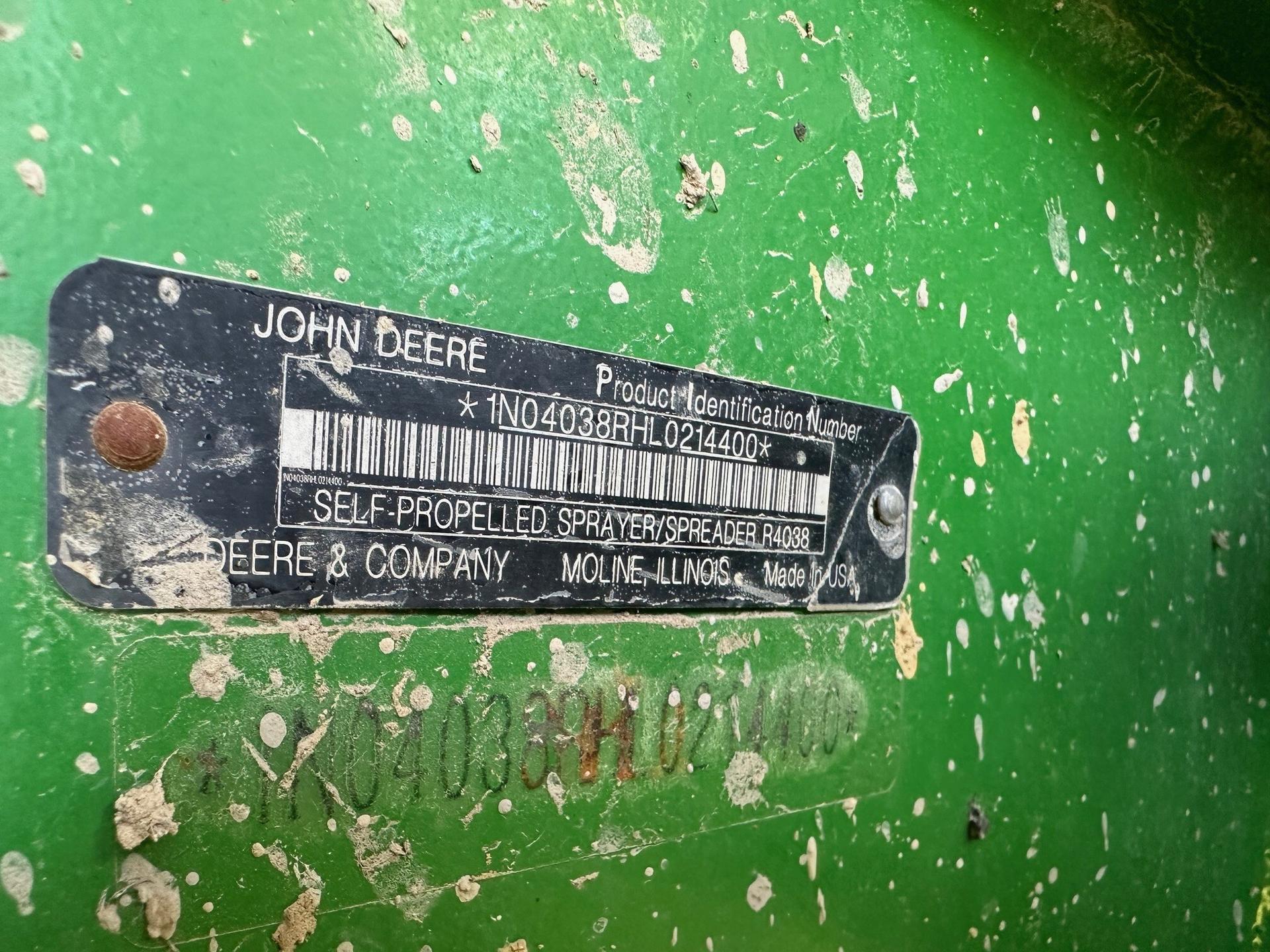 2021 John Deere R4038 Image
