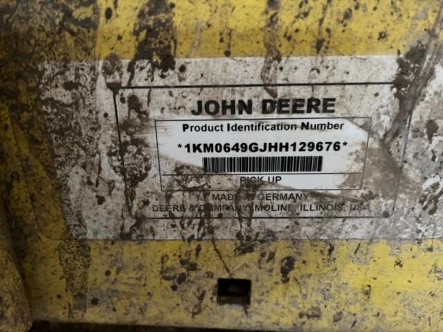 2017 John Deere 649 Image