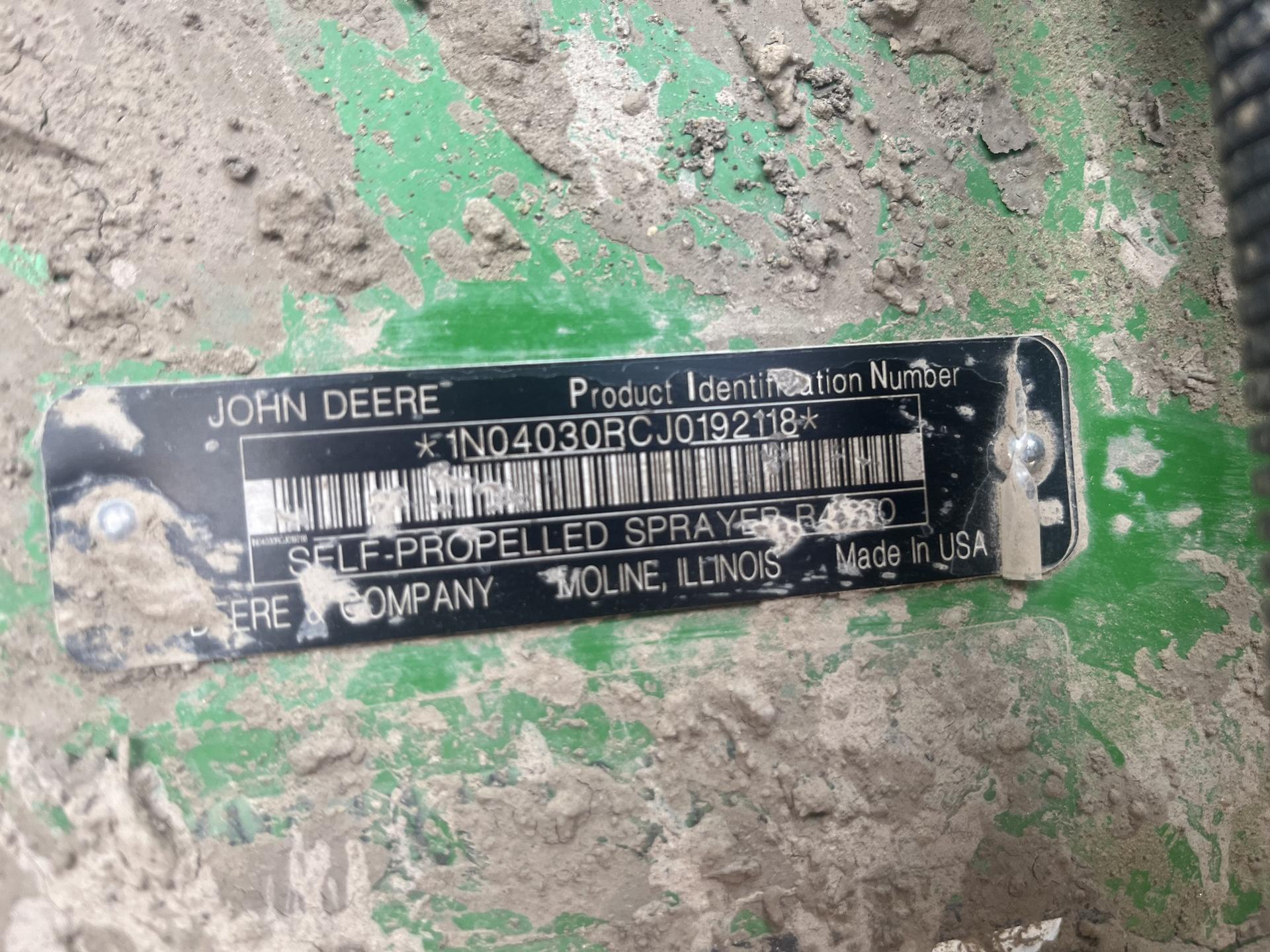 2019 John Deere R4030 Image