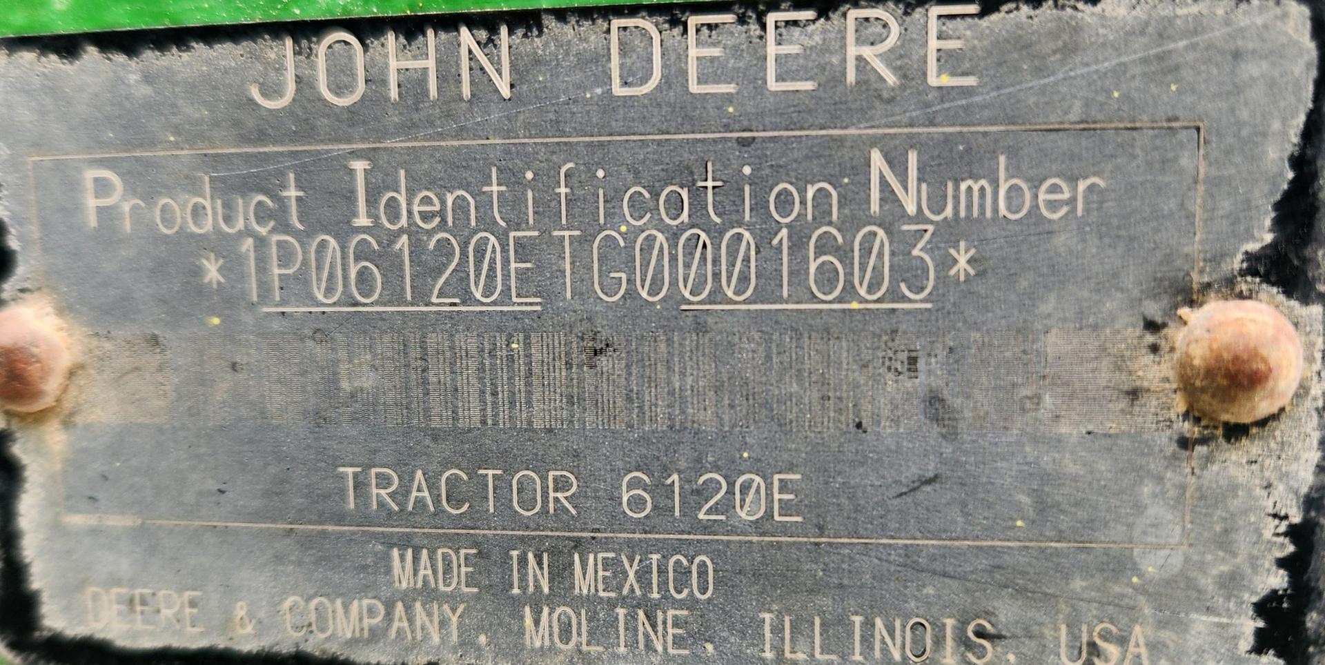 2016 John Deere 6120E Image