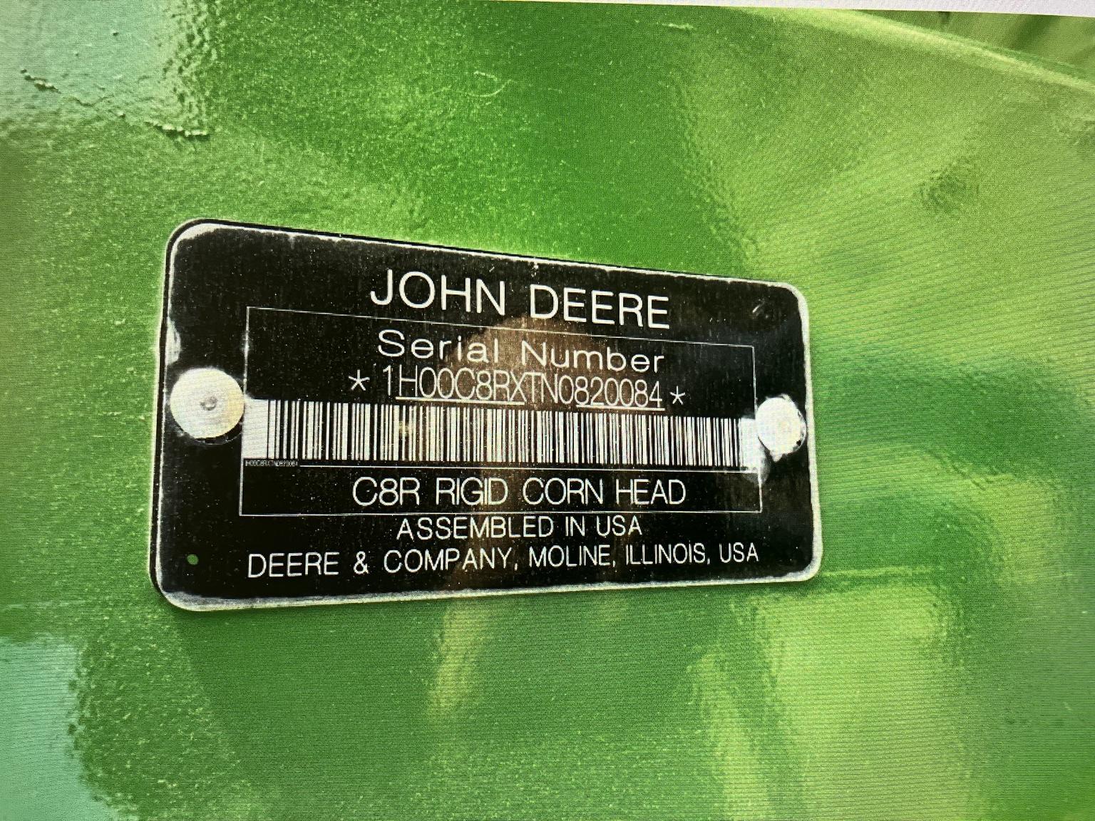2022 John Deere C8R Image