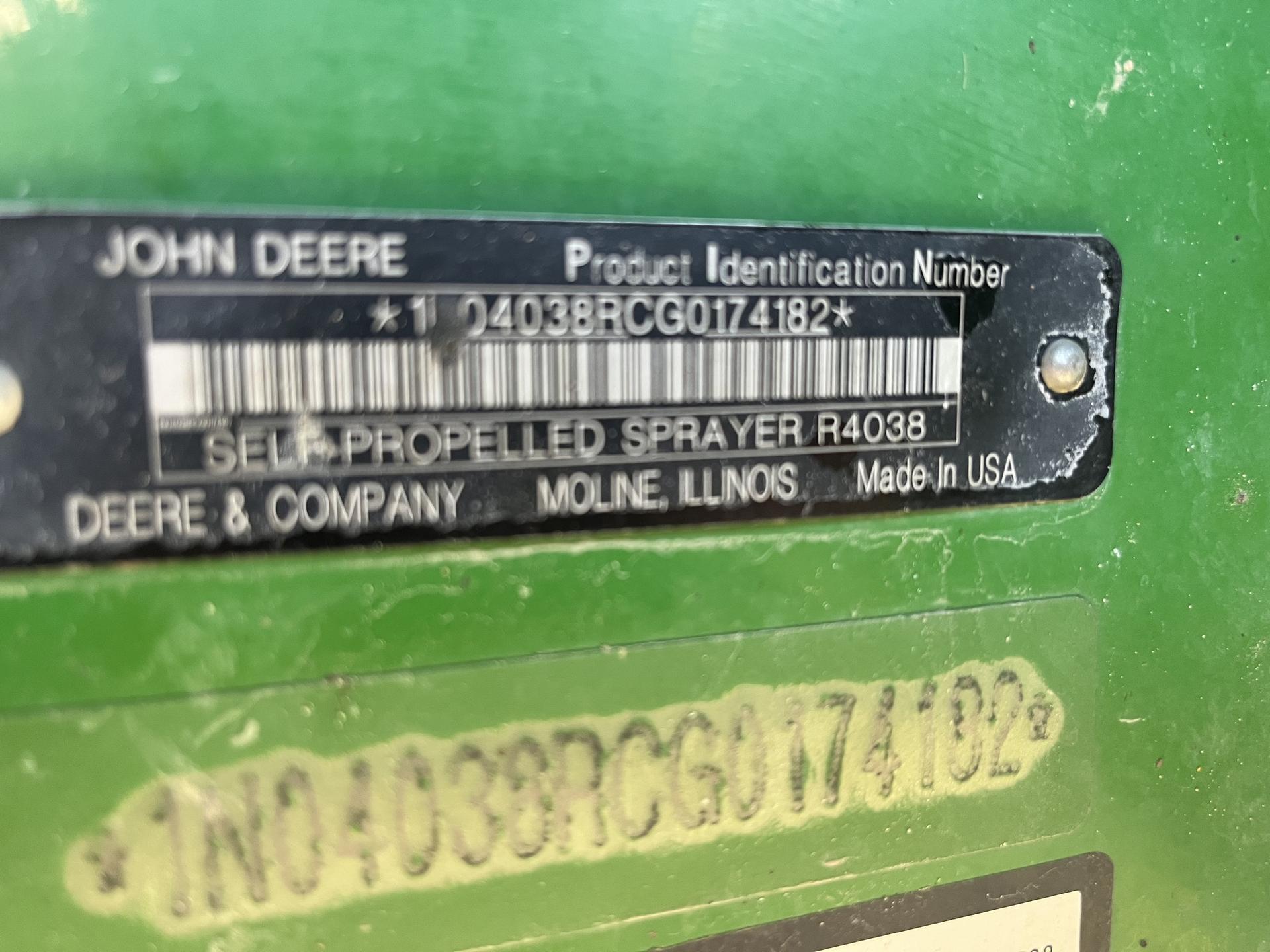2017 John Deere R4038 Image