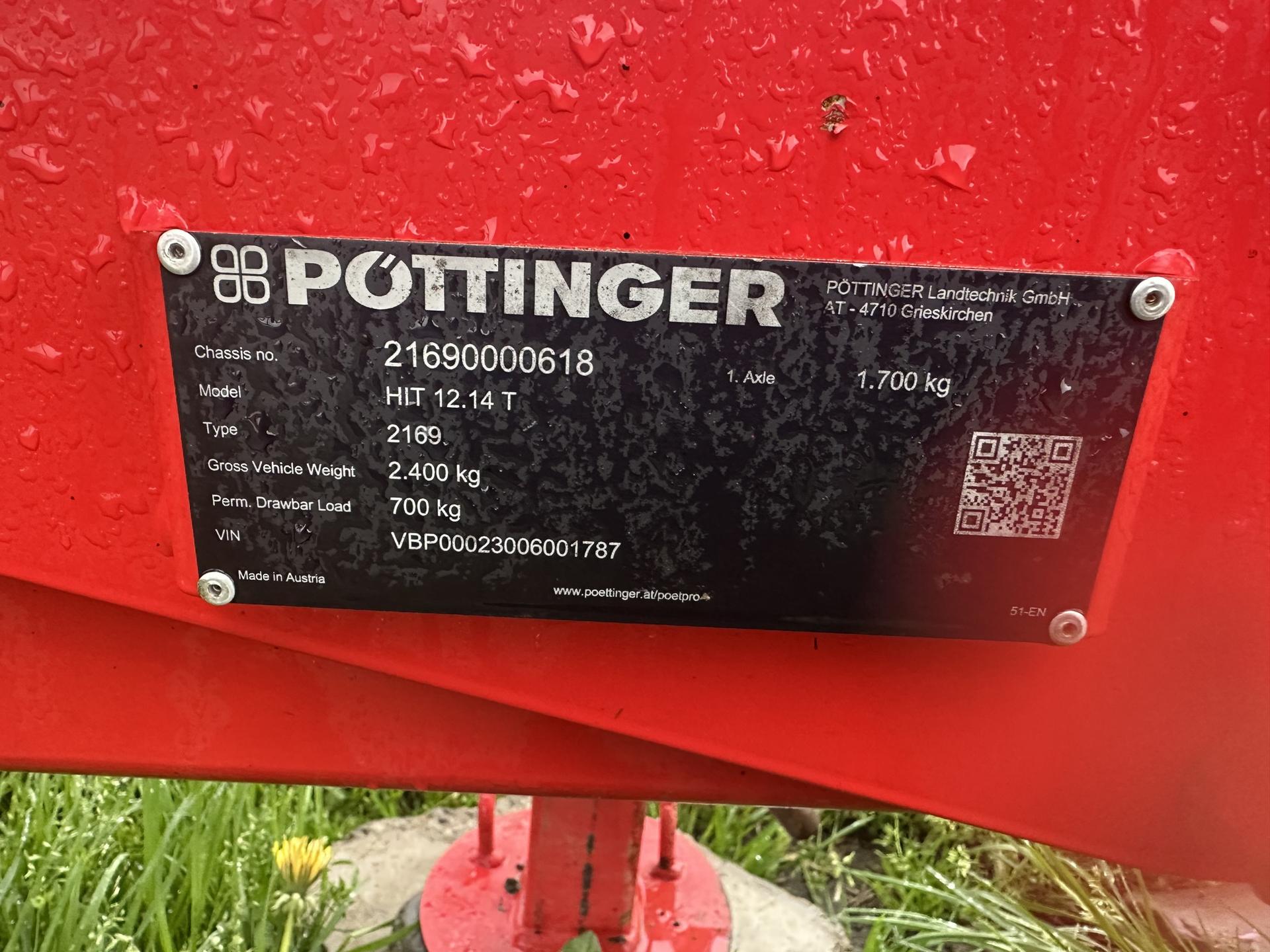 2017 Pottinger HIT 12.14 T Image
