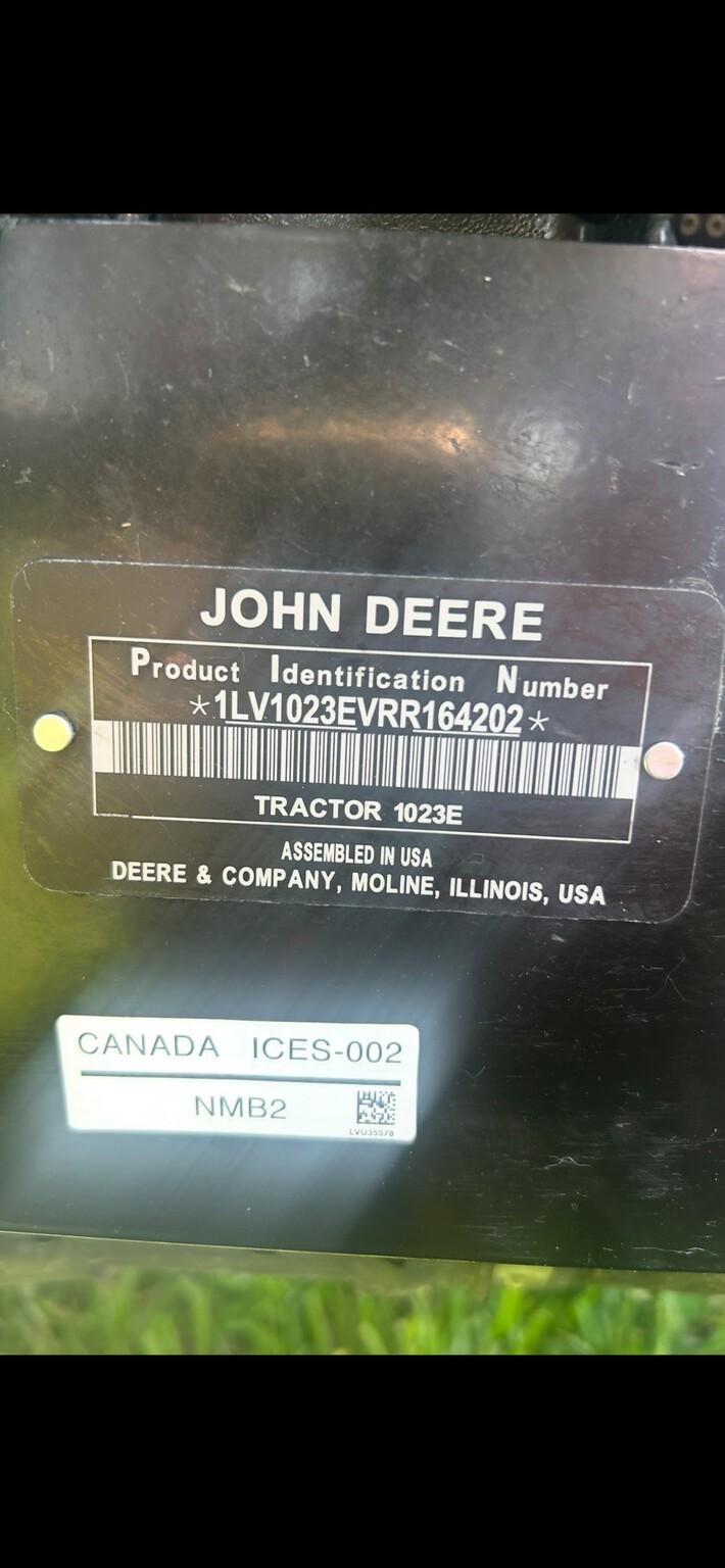 2024 John Deere 1023E Image
