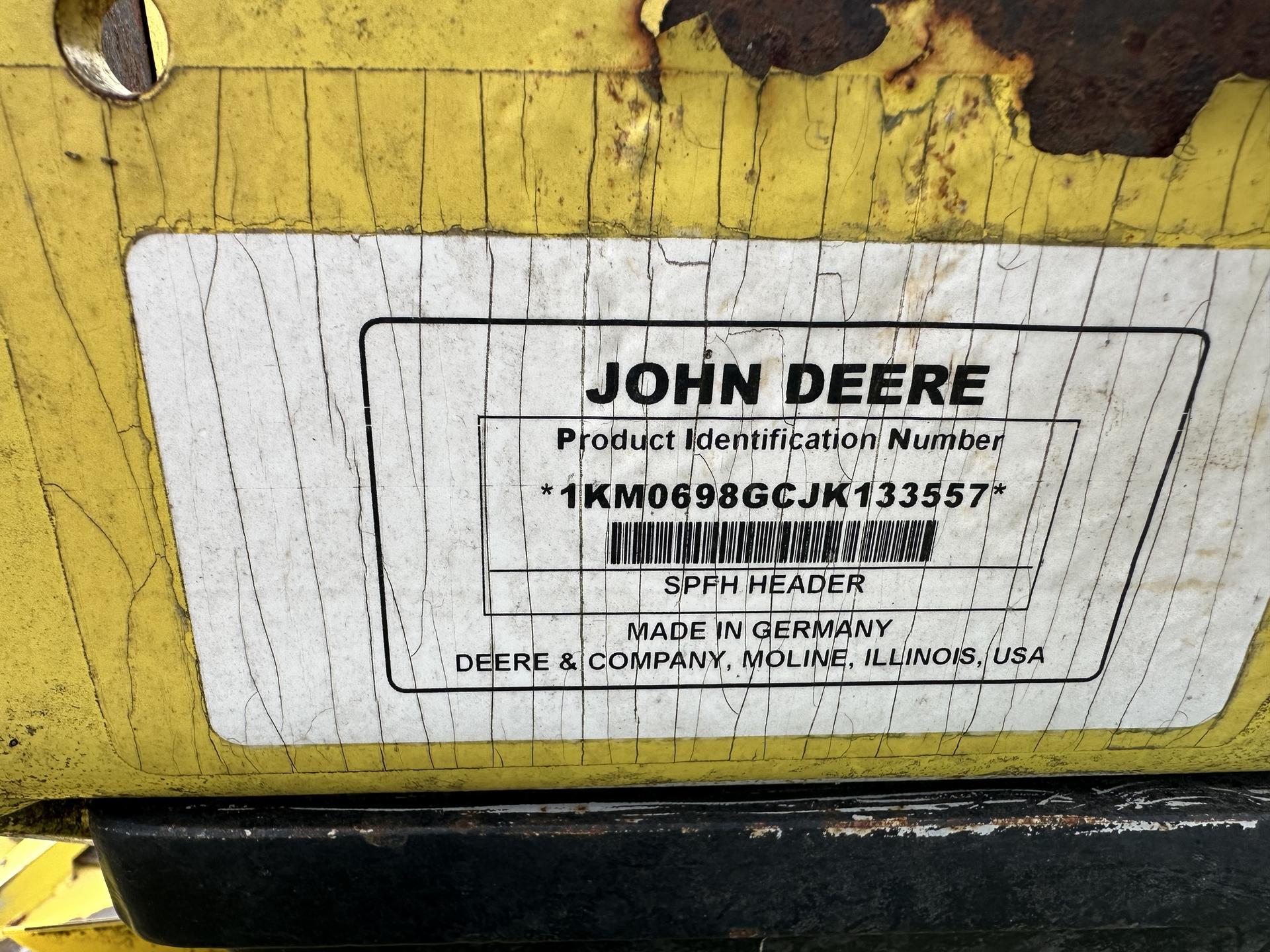 2019 John Deere 698 Image