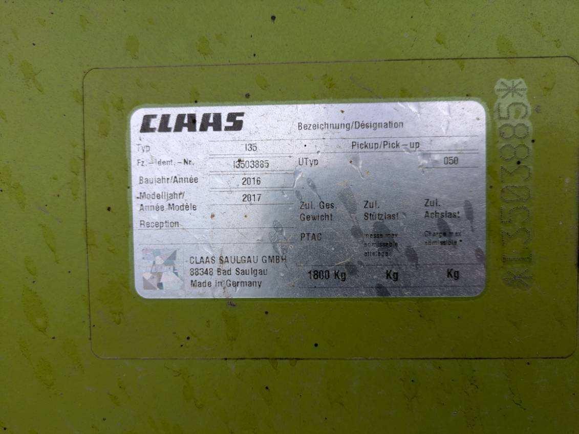 2017 Claas 380 Image