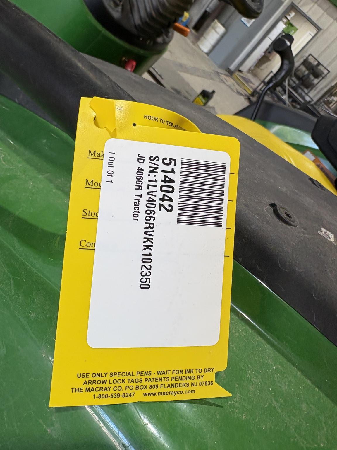 2019 John Deere 4066R Image